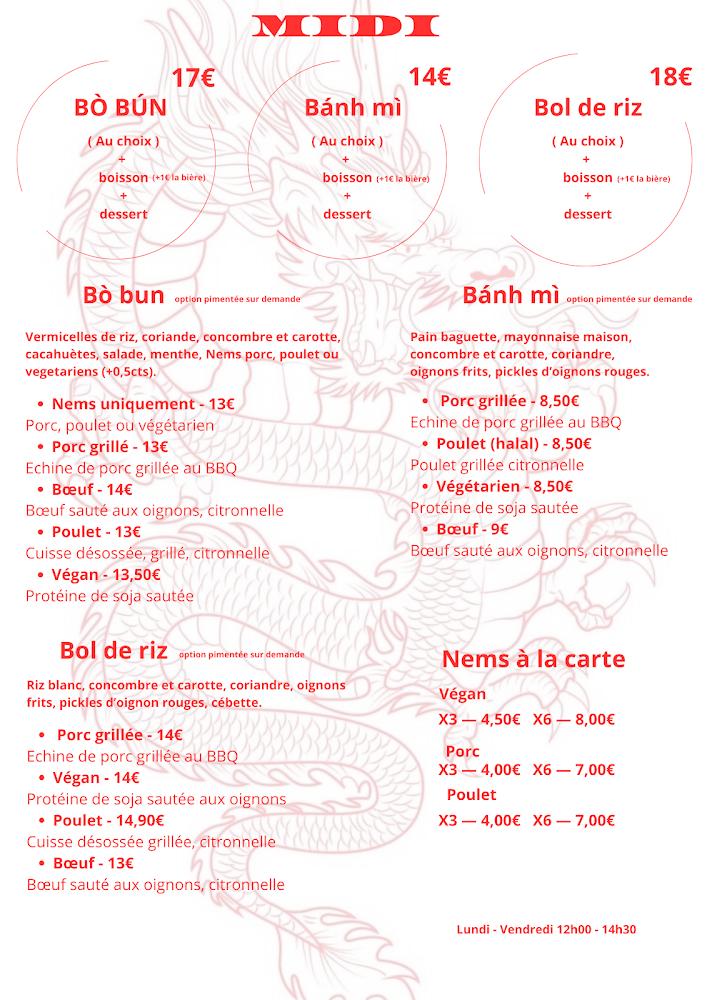 Baguettes - Bobun & Banhmi - Menu Image 1