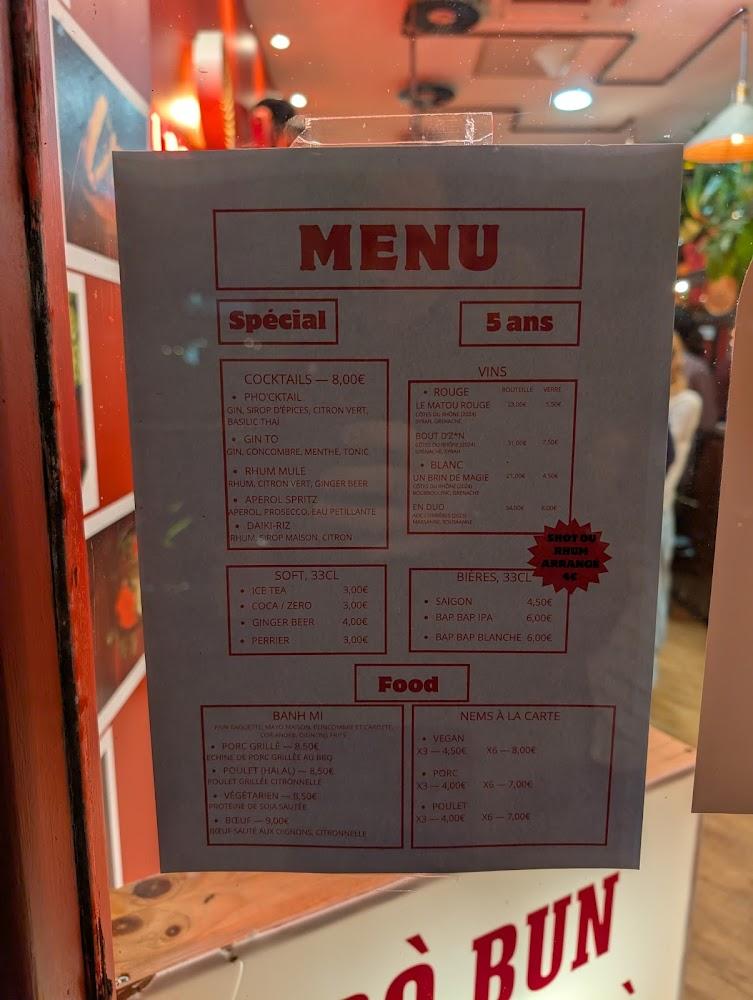 Baguettes - Bobun & Banhmi - Menu Image 4